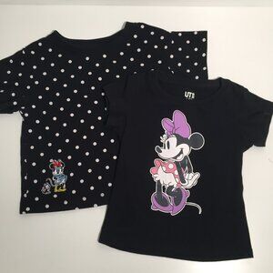 Uniqlo Girls Disney Minnie Mouse Tshirts Size 3
